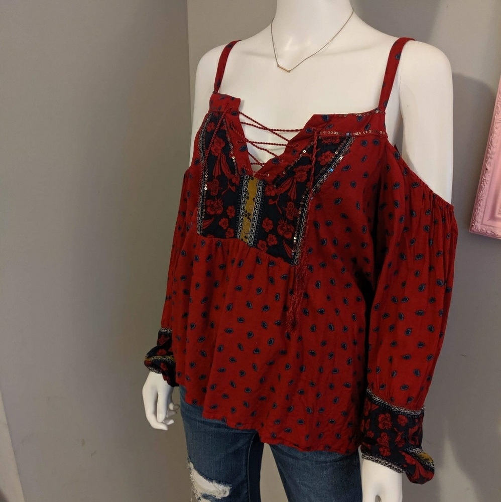 Cute boho top